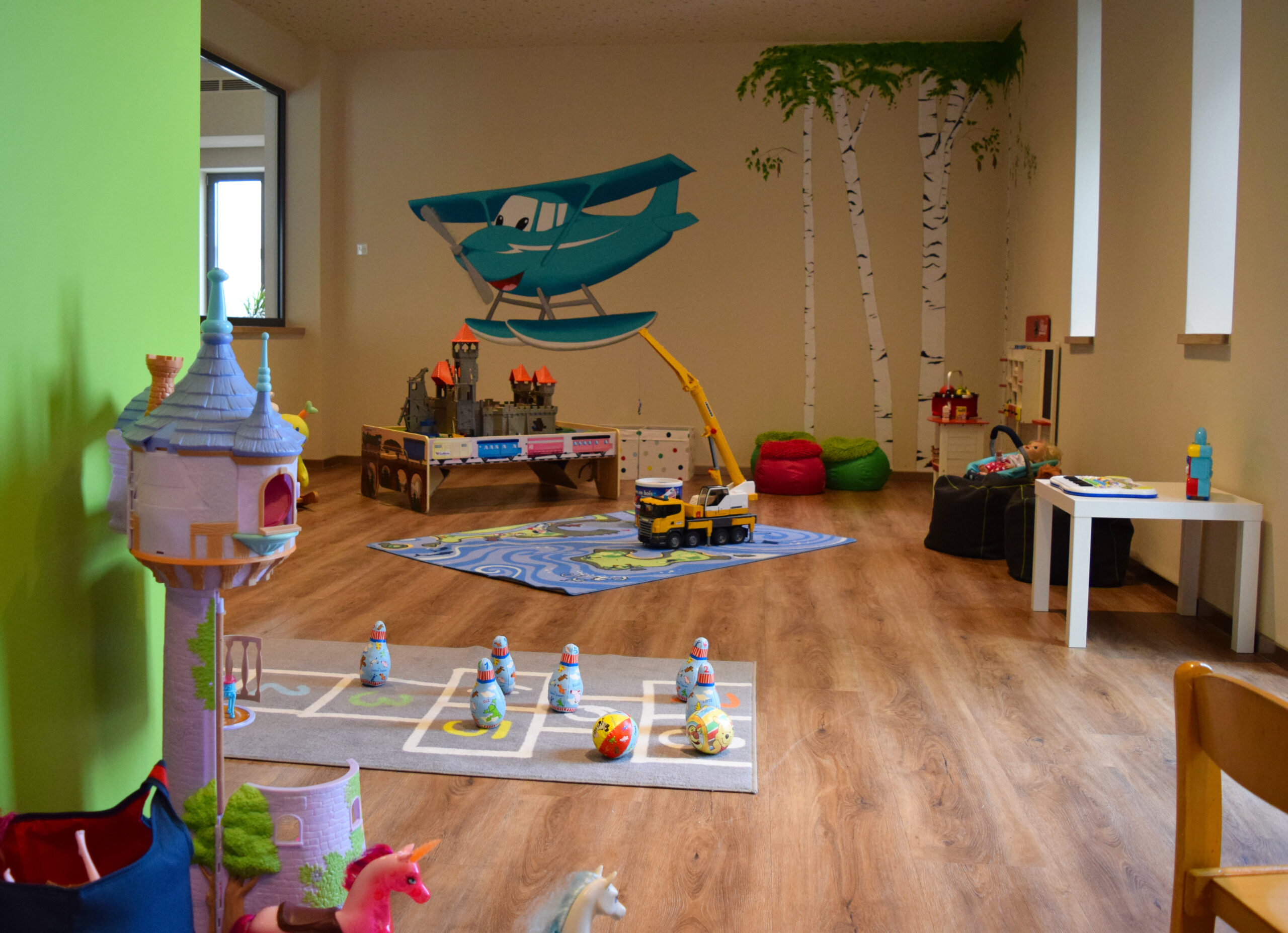 Kinderspielecke im Restaurant